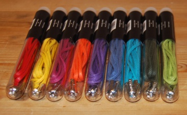 Coloured Shoe Laces Handmade in Great Britain